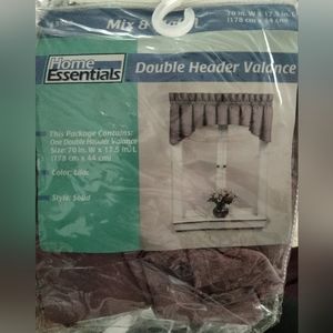 💛Lilac Double Header Valance